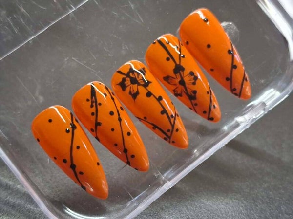 Fleur et orange