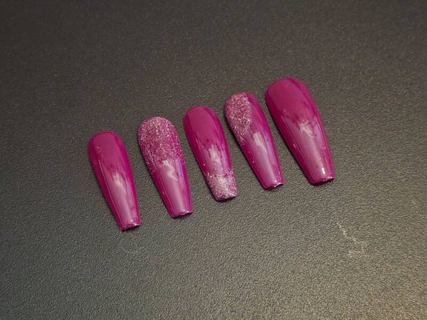 Violet et paillettes