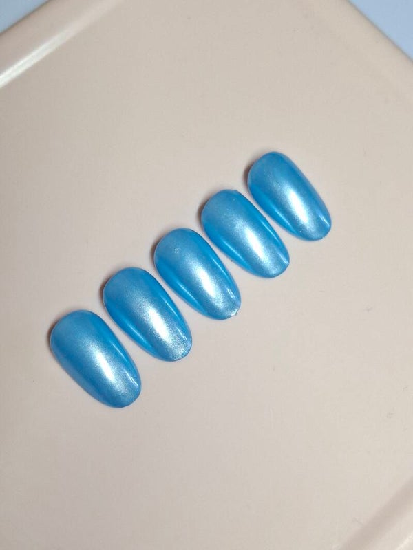 Bleu effet nacrée