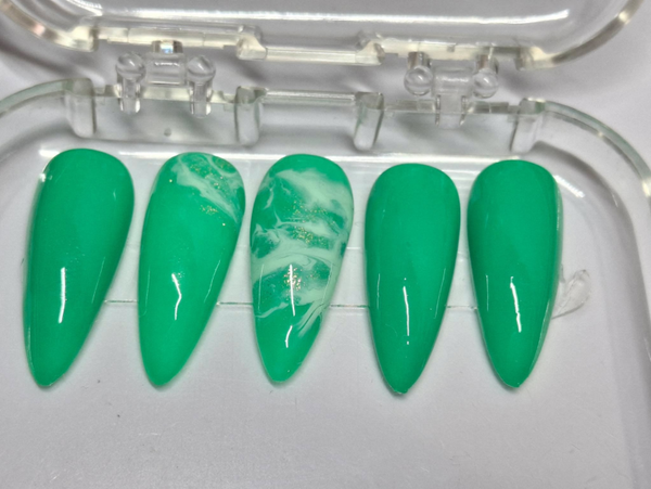 Marbré vert pailleté