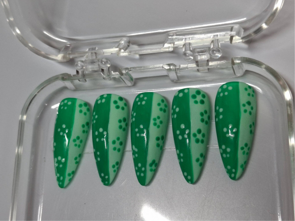 Fleur vert et vert