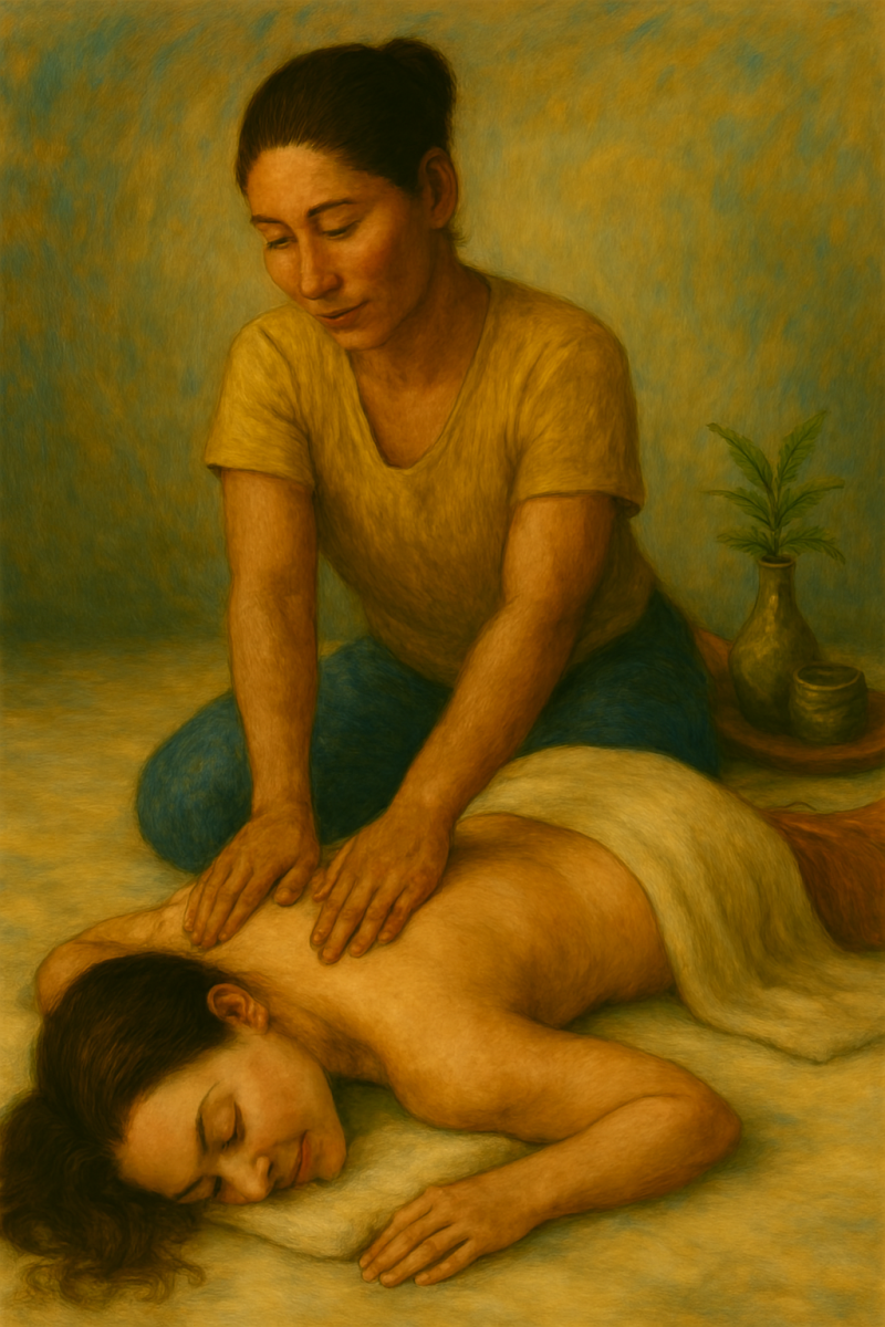 Ganzkörper-Thai--Massage