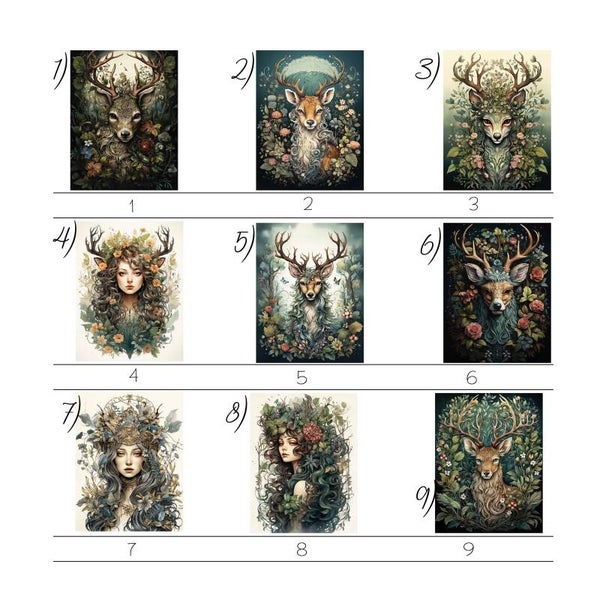 Tasse Waldzauber Magie Fantasy Natur Magische Wälder Hirsch Geschenk