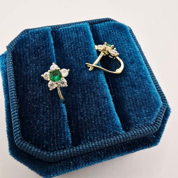 14k Gold Earrings/ Cercei Aur 14k EK06