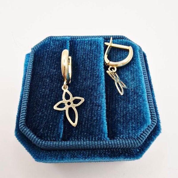 14k Gold Earrings/ Cercei Aur 14k C207