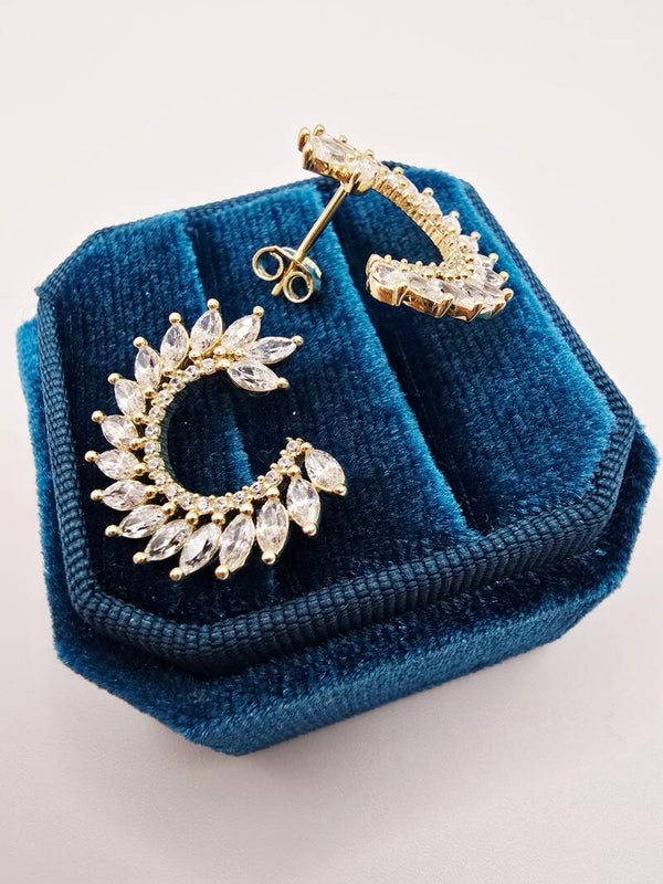 14k Gold Earrings/ Cercei Aur 14k CS0136