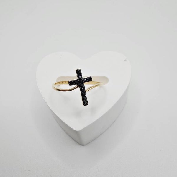 14K GOLD RING/ INEL AUR 14K R0309