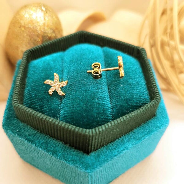 14k Gold Earrings/ Cercei Aur 14k C73