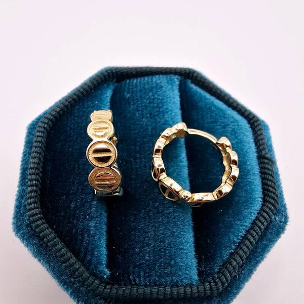 14k Gold Earrings/ Cercei Aur 14k C141