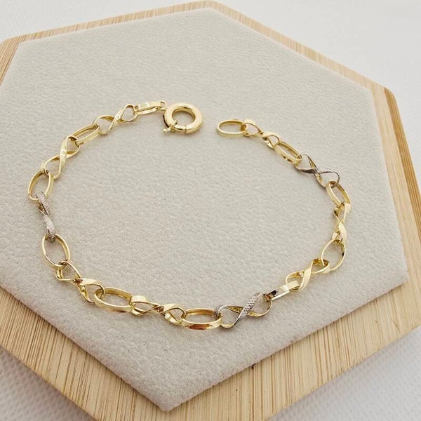 14k Gold Bracelet/ Bratara Aur 14k D0359