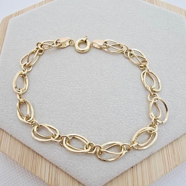 14k Gold Bracelet/ Bratara Aur 14k D0375