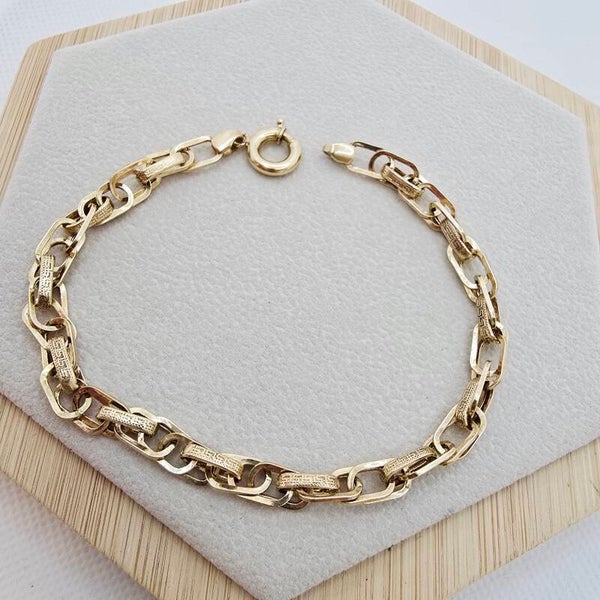 14k Gold Bracelet/ Bratara Aur 14k D0377