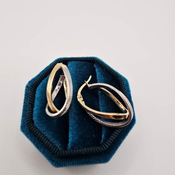 14k Gold Earrings/ Cercei Aur 14k HE228