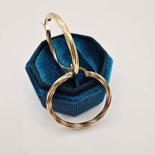 14k Gold Earrings/ Cercei Aur 14k HE230