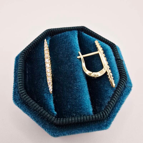 14k Gold Earrings/ Cercei Aur 14k C247