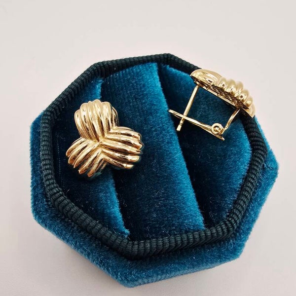 14k Gold Earrings/ Cercei Aur 14k C255