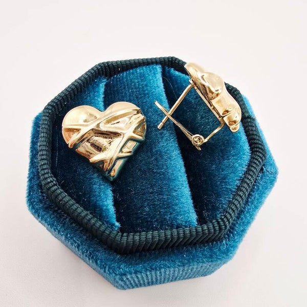 14k Gold Earrings/ Cercei Aur 14k C258