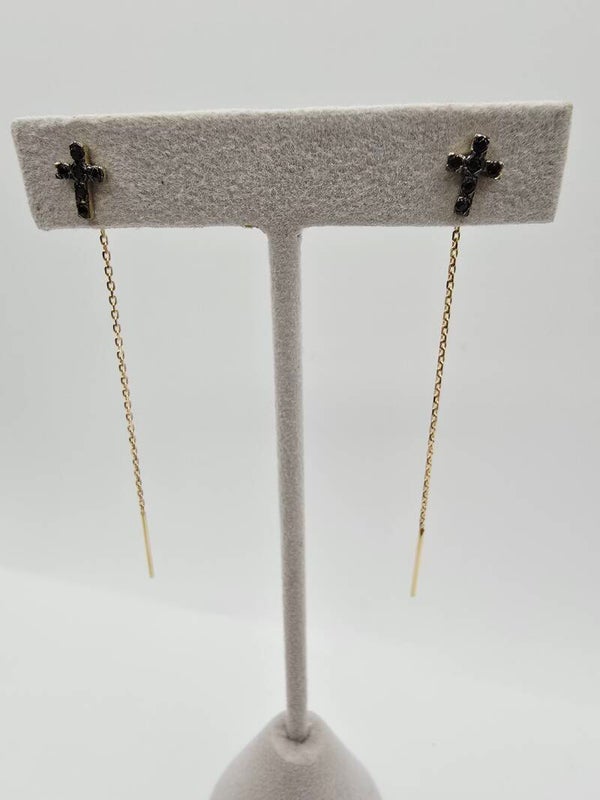 14k Gold Earrings/ Cercei Aur 14k CL129