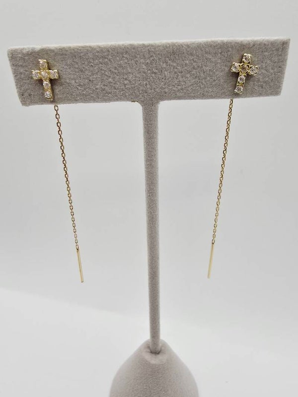 14k Gold Earrings/ Cercei Aur 14k CL133