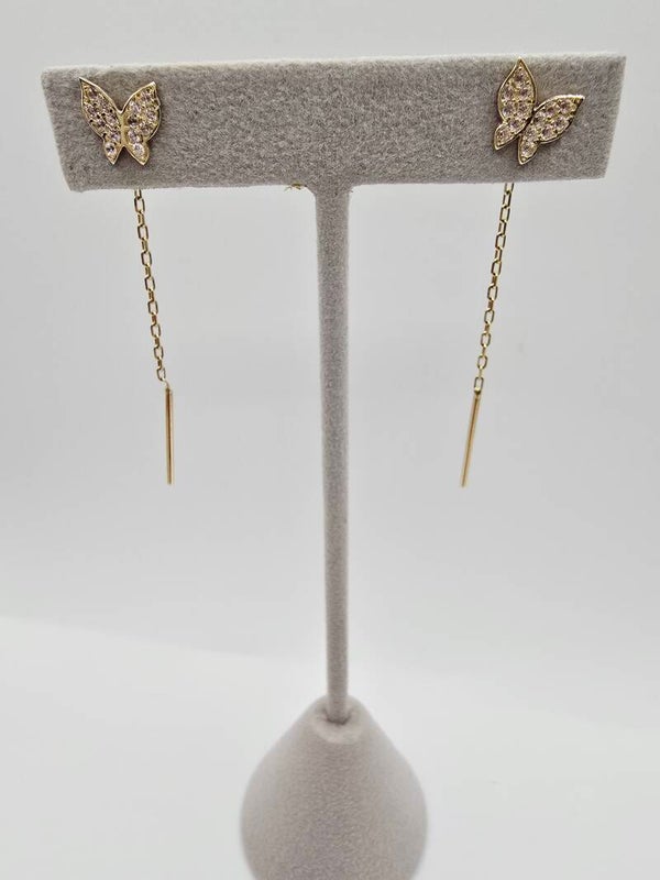 14k Gold Earrings/ Cercei Aur 14k CL134