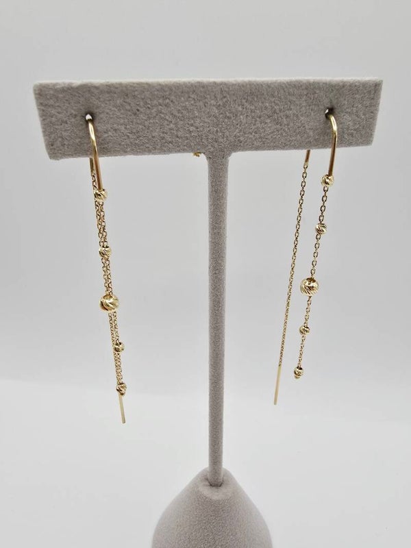 14k Gold Earrings/ Cercei Aur 14k CL136