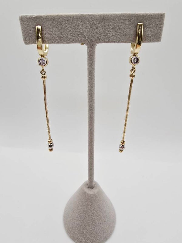 14k Gold Earrings/ Cercei Aur 14k CL138