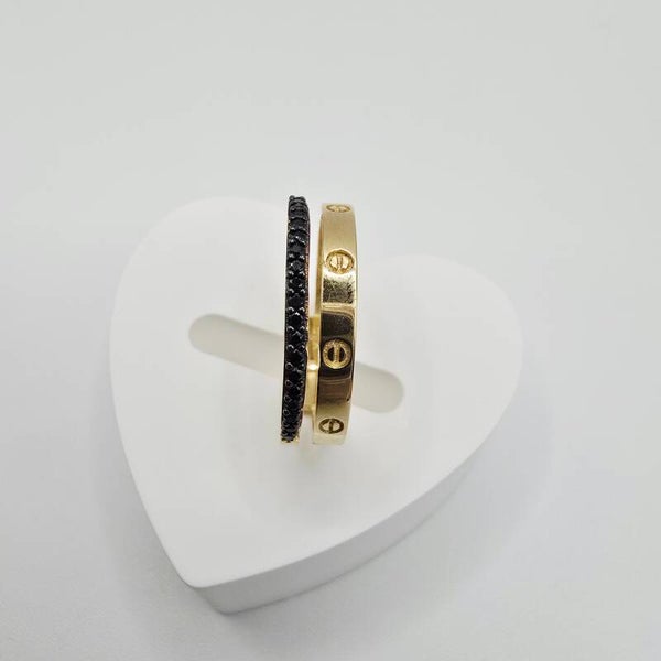14K GOLD RING/ INEL AUR 14K R0321