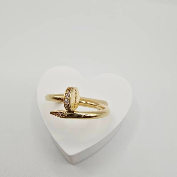 14K GOLD RING/ INEL AUR 14K R0327