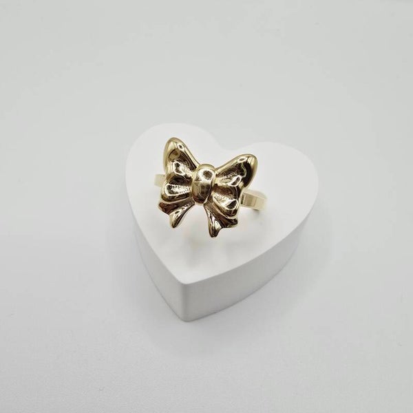 14K GOLD RING/ INEL AUR 14K R0335