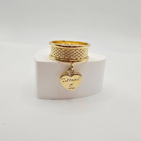 14K GOLD RING/ INEL AUR 14K R0342
