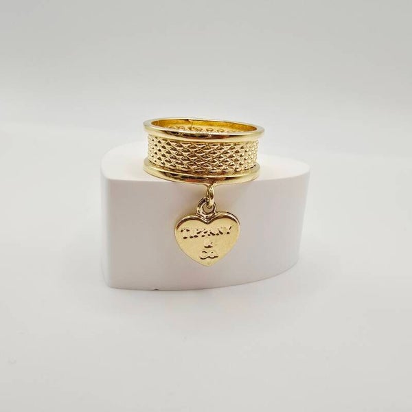 14K GOLD RING/ INEL AUR 14K R0341
