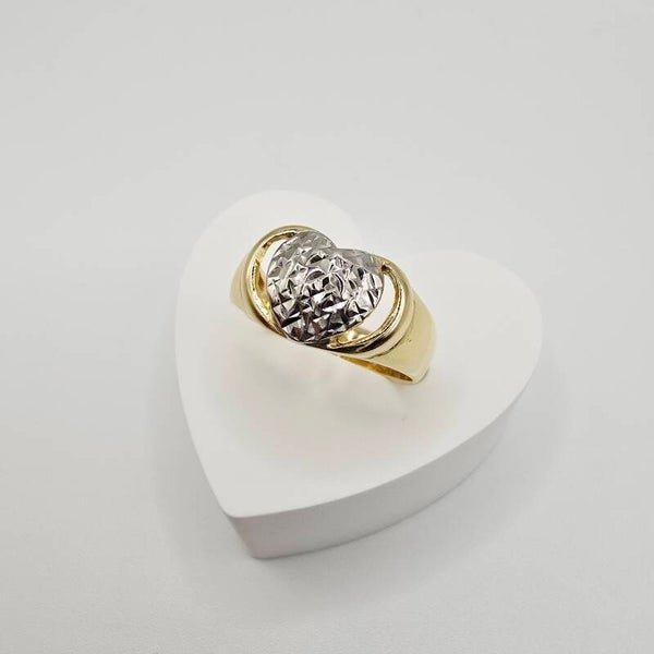 14K GOLD RING/ INEL AUR 14K R0345