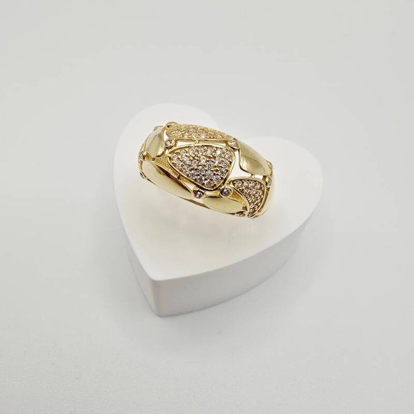 14K GOLD RING/ INEL AUR 14K R0349