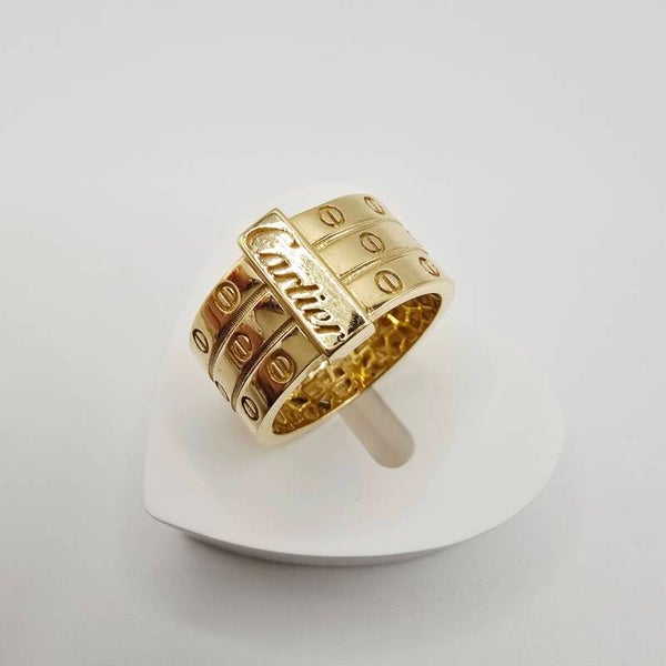 14K GOLD RING/ INEL AUR 14K R0351