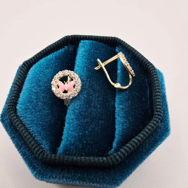 14k Gold Earrings/ Cercei Aur 14k EK102