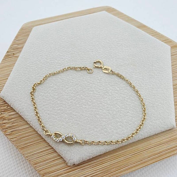 14k Gold Kid's Bracelet/ Bratara Aur 14k Pentru Copii K65