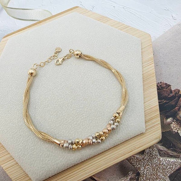14k Gold Bracelet/ Bratara Aur 14k D0458