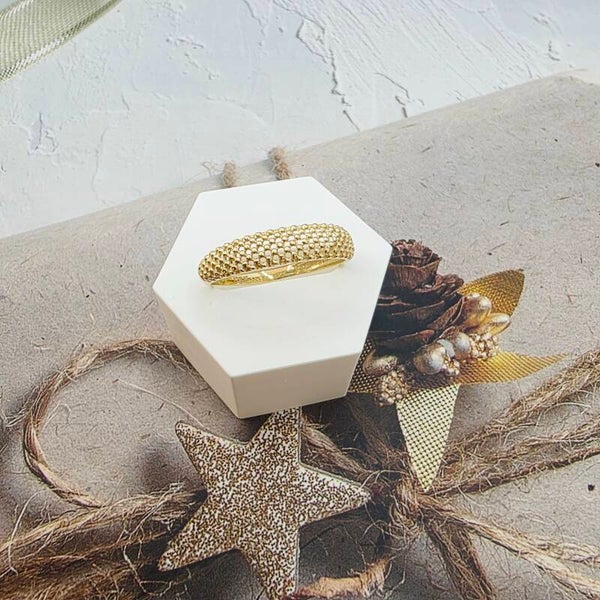 14K GOLD RING/ INEL AUR 14K R0434