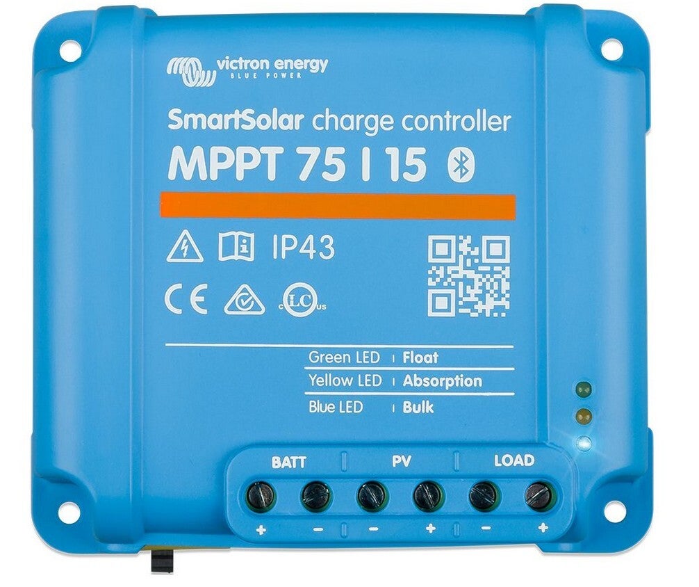 Victron SmartSolar MPPT 75/15 Solarladeregler – 12/24 V, Bluetooth, MPPT-Technologie