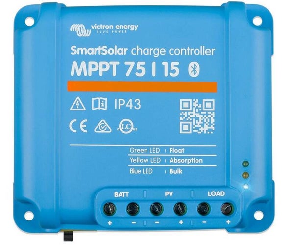Victron SmartSolar MPPT 75/15 Solarladeregler – 12/24 V, Bluetooth, MPPT-Technologie