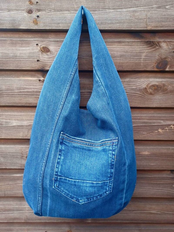 Up-cycled Denim Bag