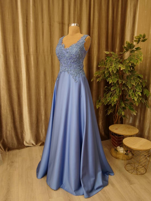 Blue princess dress