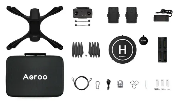 Aeroo Pro - Basic Controlled Combo 2x Battery + 1h30m Flight Lesson