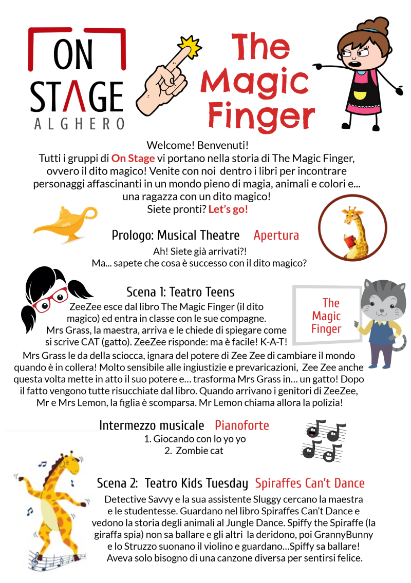 ACSD On Stage Alghero - lezioni di teatrolingua - teatro in inglese