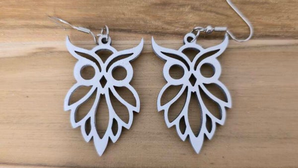 Boucles d'oreilles "CHOUETTE"