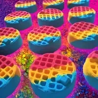 Badebomben Waffle