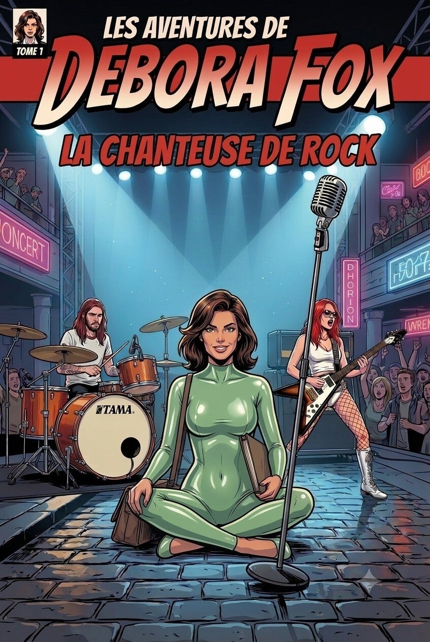 La chanteuse de rock, debora fox, thriller, roman