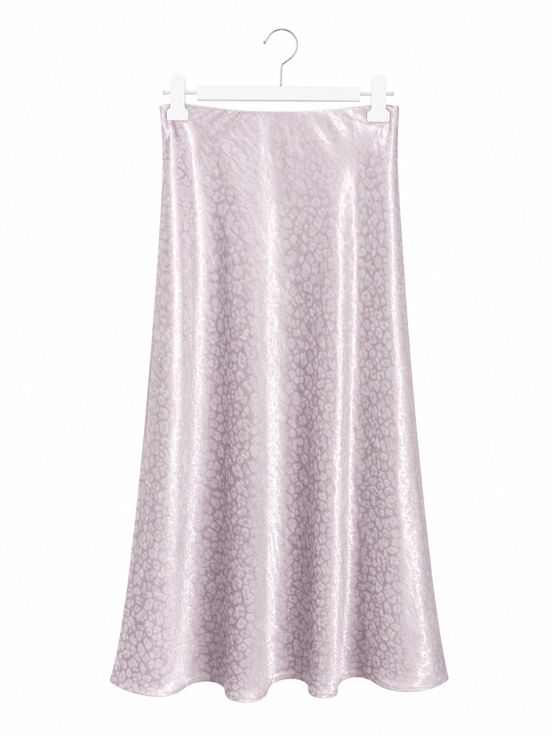 Lila Satin Skirt