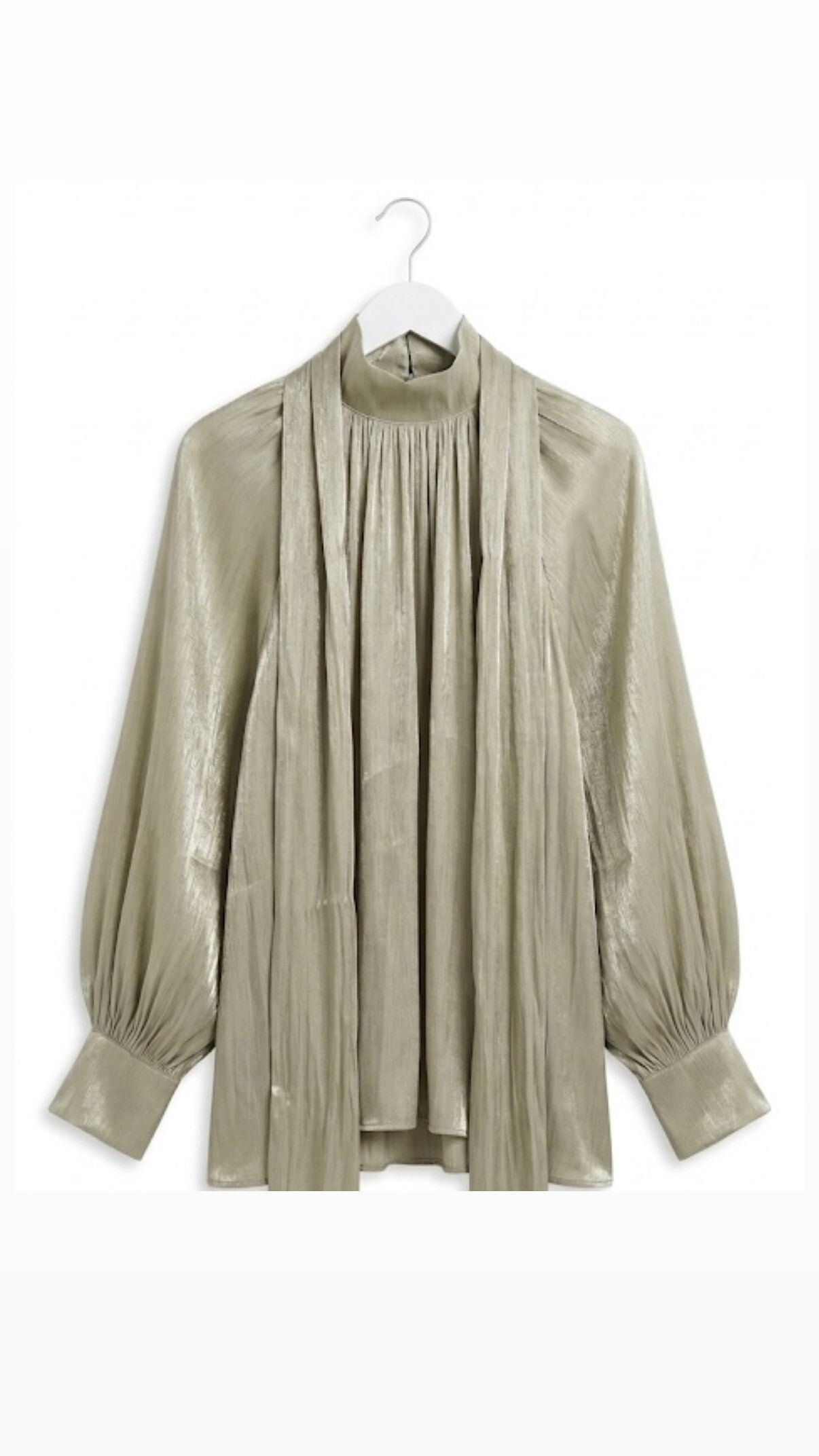 Classy Organza Pistache Blouse