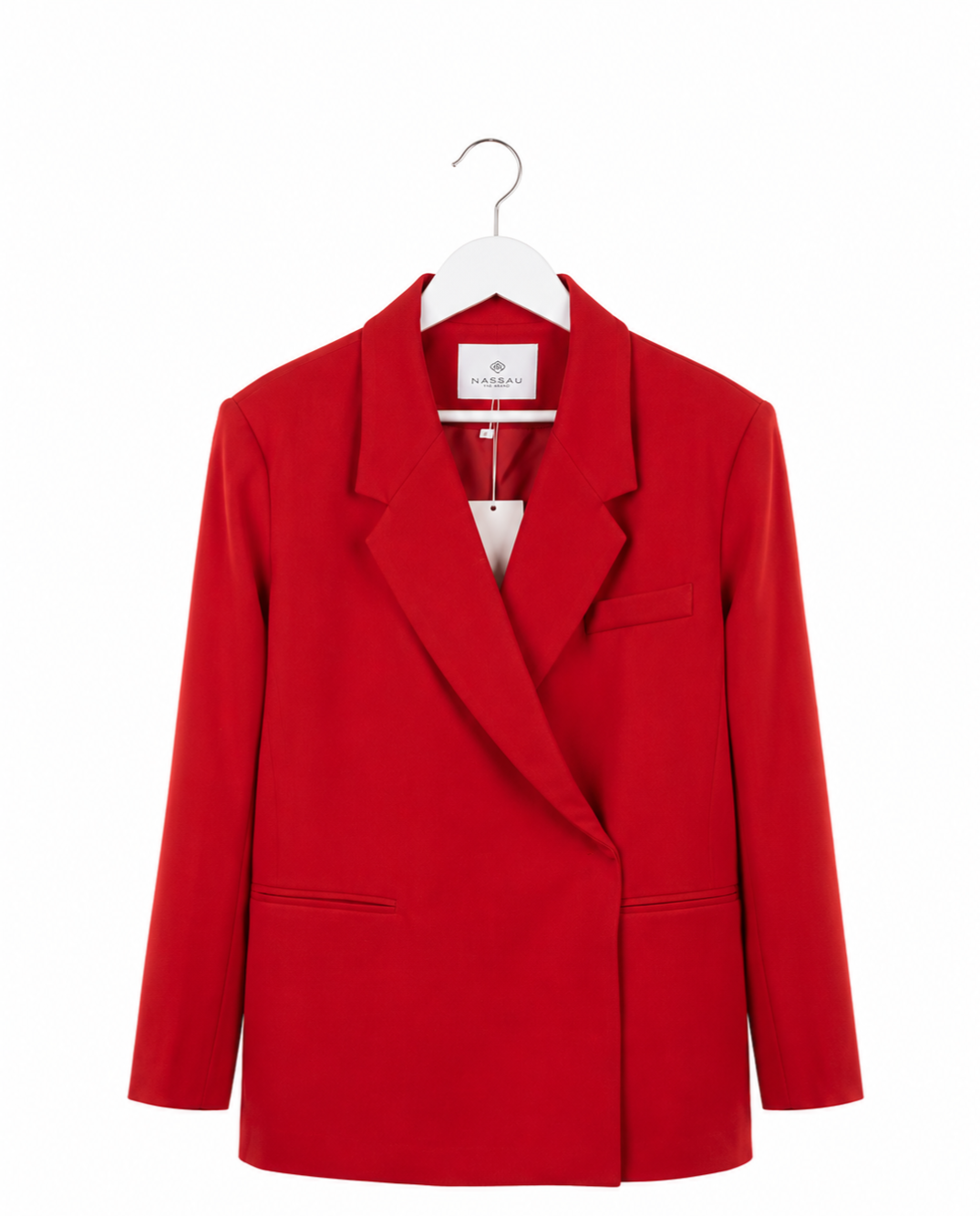 Folded Blazer Red
